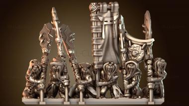 3D модель Знамя восточных скавенов разорвано (STL)