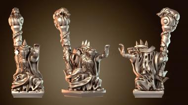 3D модель Восточный скавен-генерал для храма (STL)