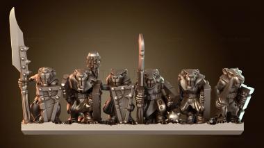 3D модель Восточные скавенские крысолюди ловкие (STL)