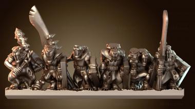 3D модель Восточные скавенские крысолюди ужасаются (STL)