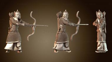 3D модель Восточный лучник C (STL)