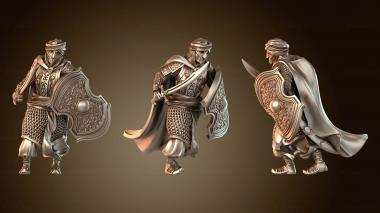 3D модель Восточный фехтовальщик C (STL)