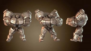3D модель Египетский Голем Могучий решил (STL)