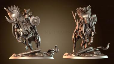 3D модель Египетский топор на раме (STL)