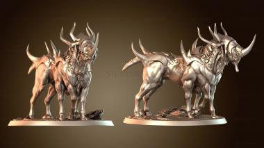 3D модель Египетский горный музыкант Дикий (STL)