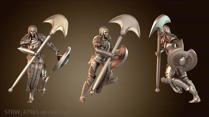 Military Египетский солдат с топором бежит в Египет