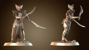 3D модель Египетский солдат Хопеш атакует Египет (STL)