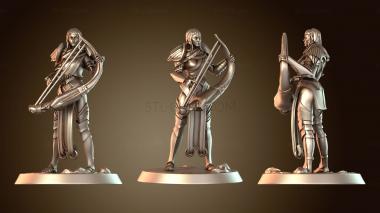 3D модель Египетский солдат-музыкант Египет (STL)