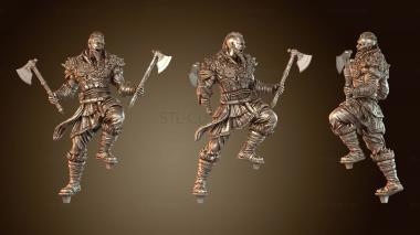 3D модель Эйвор из Assassins Creed Valhalla (STL)