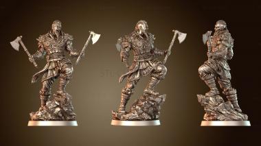 3D модель Эйвор из Assassins Creed Valhalla (STL)