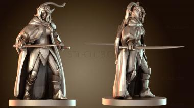 3D модель Эладринка женского ближнего боя (STL)