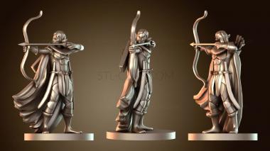 3D модель Эладрин Женский дальний бой (STL)