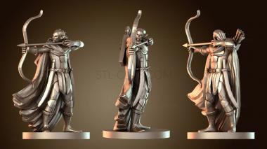 3D модель Эладрин Мужской дальний бой (STL)