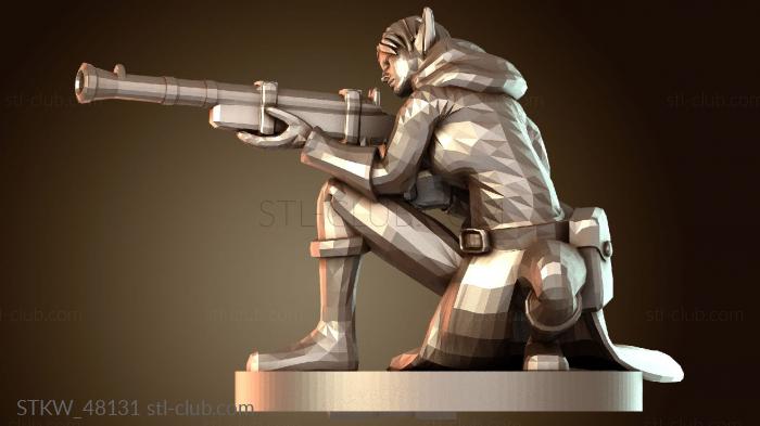 Эльф-стрелок для Shapeways