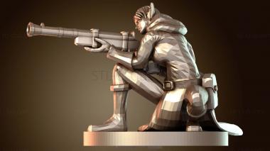 3D модель Эльф-стрелок для Shapeways (STL)