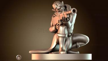 3D модель Эльф-стрелок-мужчина для Shapeways (STL)