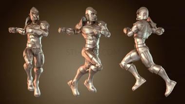 3D модель Эльфийские линейные игроки (STL)