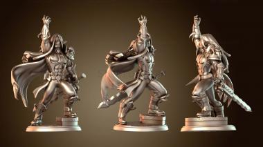 3D модель Эльф Паладин Клятвопреступник (STL)
