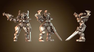 3D модель Эльфийский пистолет-меч (STL)