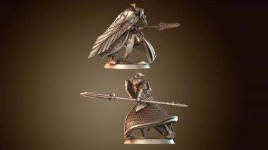 3D модель Эльфийский преторианец Бег (STL)