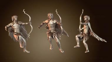 3D модель Эльфийский весенний боец (STL)