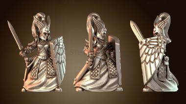 3D модель Атака эльфийского меча и щита (STL)