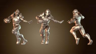 3D модель Эльф Метатель решил (STL)