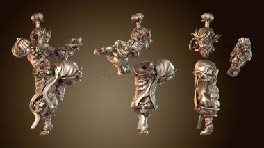 3D модель Торс эльфа-воина (STL)