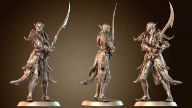 3D модель Меч Эльфийского Воина решен (STL)