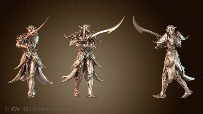 Military Эльфийский воин, искусный дуэлянт с мечом