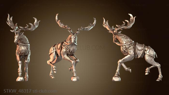 Military Elk Cavalry Onrock