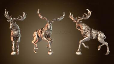 3D модель Elk Cavalry Onrock (STL)