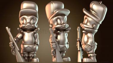 3D модель Элмер Фадд (STL)