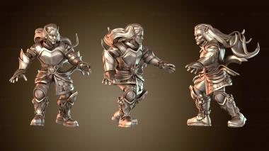 3D модель Эльв Могучий линейный игрок (STL)