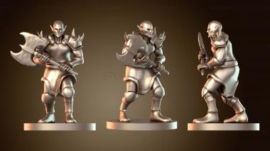 3D модель Эльфийский варвар (STL)