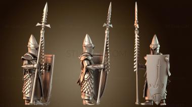 3D модель Эльфы Морской Стражи храбрые (STL)