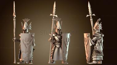 3D модель Эльфийский чемпион морской стражи (STL)