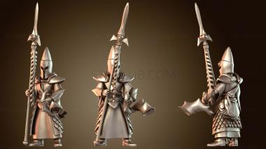 3D модель Эльфийский музыкант морской стражи (STL)