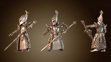3D модель Эльфы-мечники (STL)