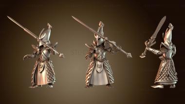 3D модель Эльфы-элиты мечников (STL)