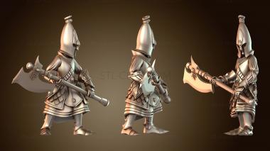 3D модель Эльфы Белые Львы ловкие (STL)