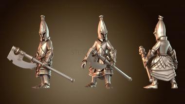 3D модель Эльфы Белые Львы хитрые (STL)