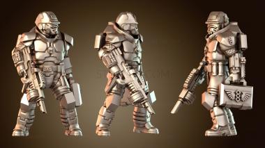 3D модель Элизиум Винтовки Гвардии Мельта Медик (STL)
