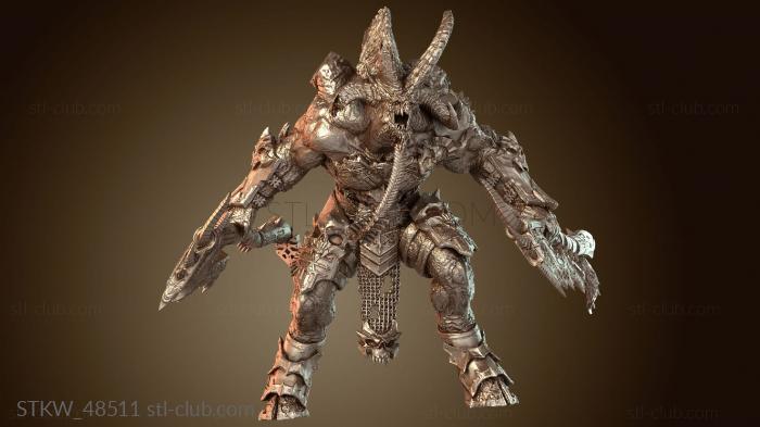 Military Эман Скар Бран Чешуйчатый Искаженный