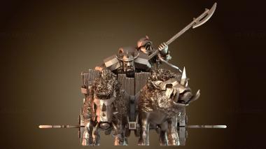 3D модель Эманг Орк Колесница Карро (STL)