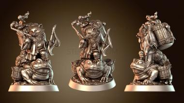 3D модель Враги Тануки (STL)
