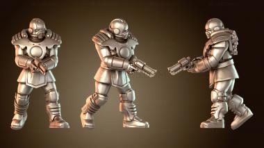 3D модель Enforcers Lawdogs wGuns (STL)