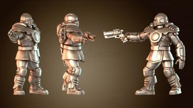 3D модель Enforcers Lawdogs wGuns Hardy (STL)