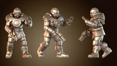 3D модель Enforcers Lawdogs wGuns youth (STL)