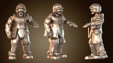 3D модель Инженер-механик (STL)